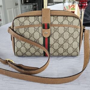 Gucci Vintage Ophidia GG Supreme Sherry Line